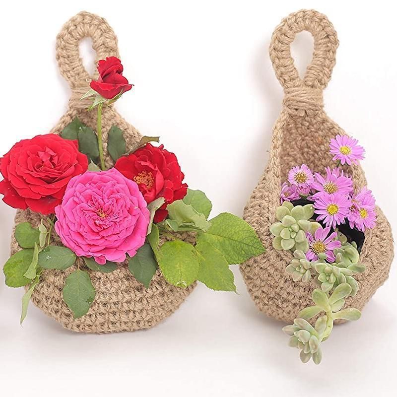 Hanging Wall Organizer Vegetable Fruit Basket Kitchen Storage Pouch Bag Diy 6Size - XL