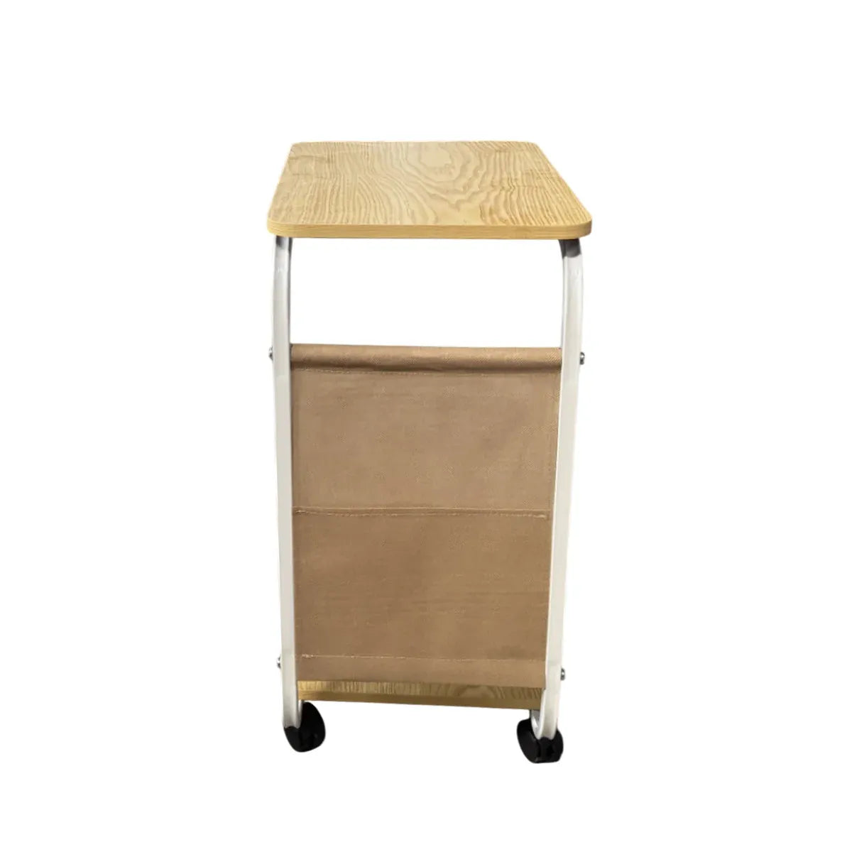 Mobile Coffee Table Tea Table Computer Desk with Wheels for Living Room Home