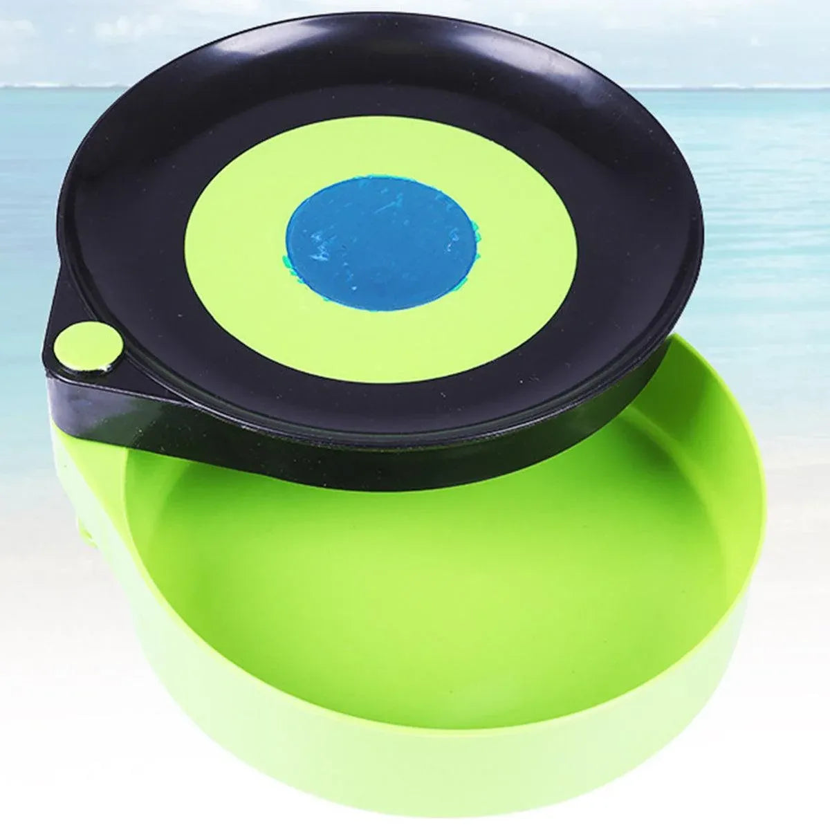 Magnetic Bait Tray Centre Fishing Tackle Box Feeder Holder for Carp Angling - With clip