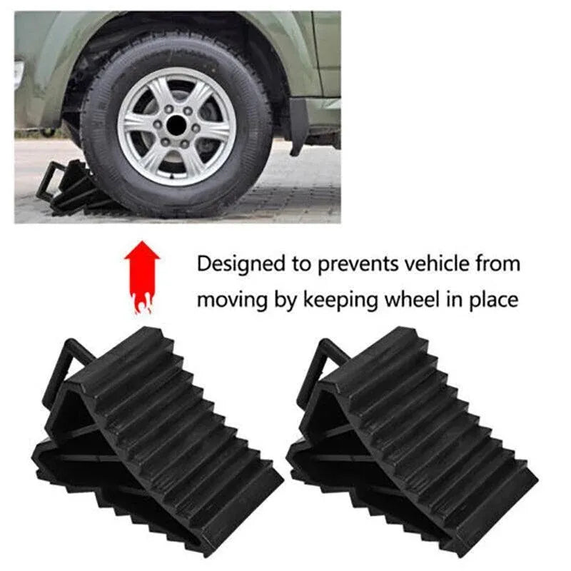 4Pcs Heavy Wheel Chock Tough Chocks Stops Car Trailer Boat Caravan Au Stock