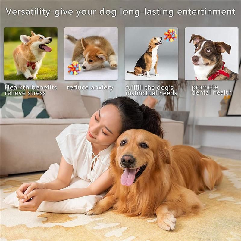 Snuffle Ball Dog Toy for Treat Dispensing and Nose Work Training Soft Washable Feeder