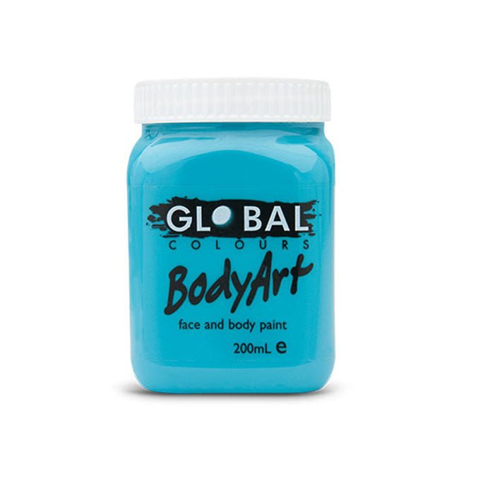 Global Colours BodyArt Face and body paint in Jar 200ml Performance quality - Deep Green