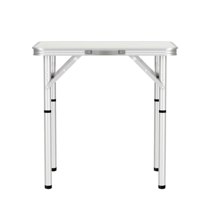 Weisshorn Folding Camping Table 60CM Adjustable Portable Outdoor Picnic Desk