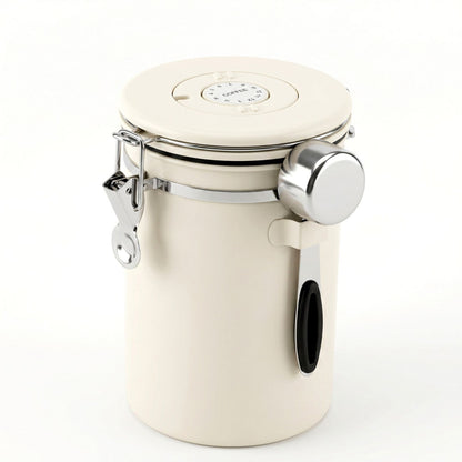 5-Star Chef 1.8L Stainless Steel Coffee Bean Storage Container Coffee Canister