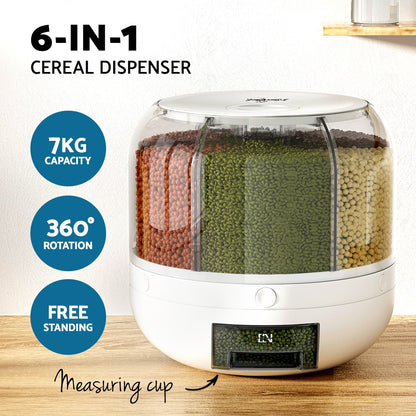 5-Star Chef Cereal Dispenser Grain Container 7KG
