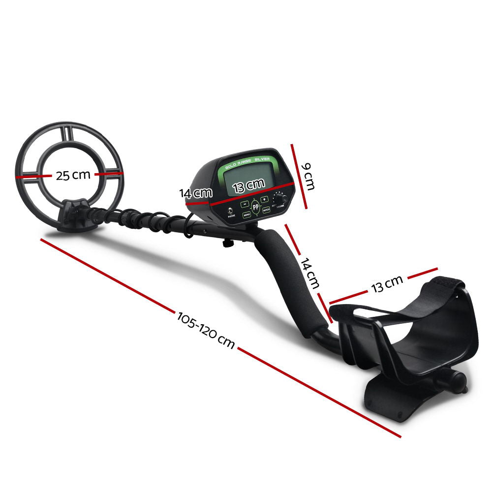 Metal Detector 220MM Deep Sensitive Water Resistant Treasure Hunter Gold Digger