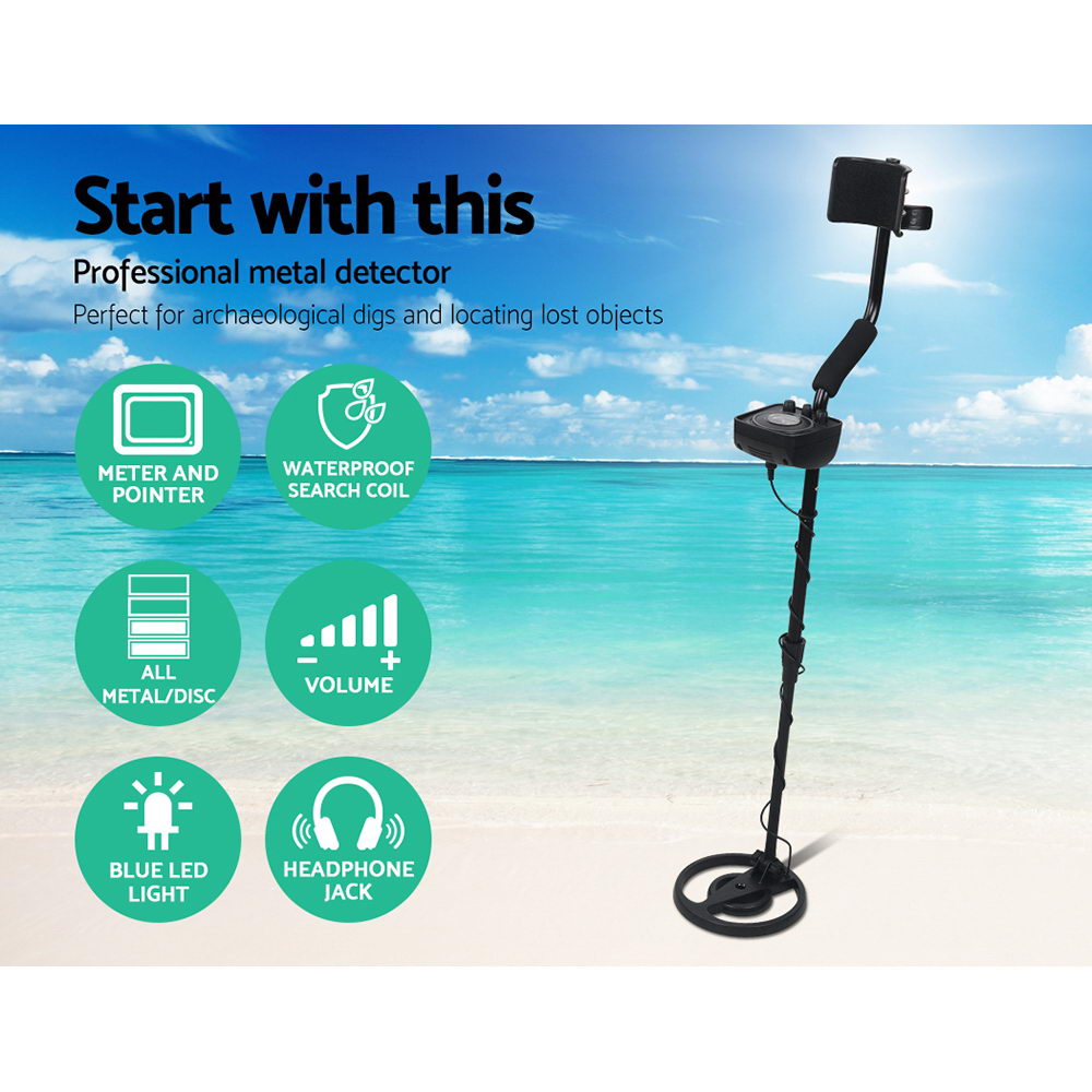 Metal Detector 160MM Deep Sensitive Water Resistant Treasure Hunter Gold Digger