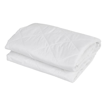 Giselle Waterproof Mattress Protector 100% Cotton Quilted Fitted Cover Single