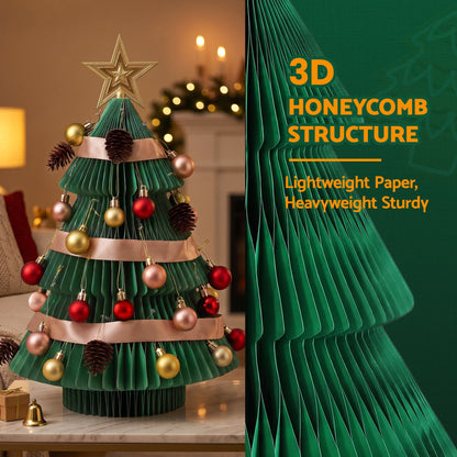Jingle Jollys 61cm Tabletop Christmas Tree Decorations Easy Setup Foldable