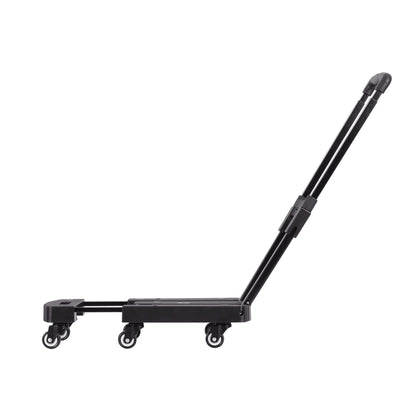Giantz Folding Hand Truck Platform Trolley Foldable Dolly Cart 200kg Load Black