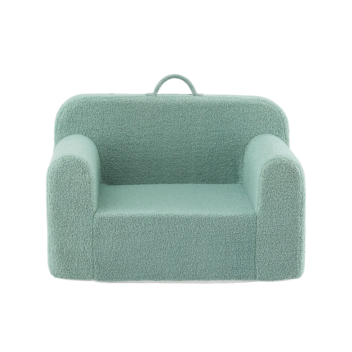 Artiss Kids Sofa Toddler Foam Couch with Carry Handle Mint Green