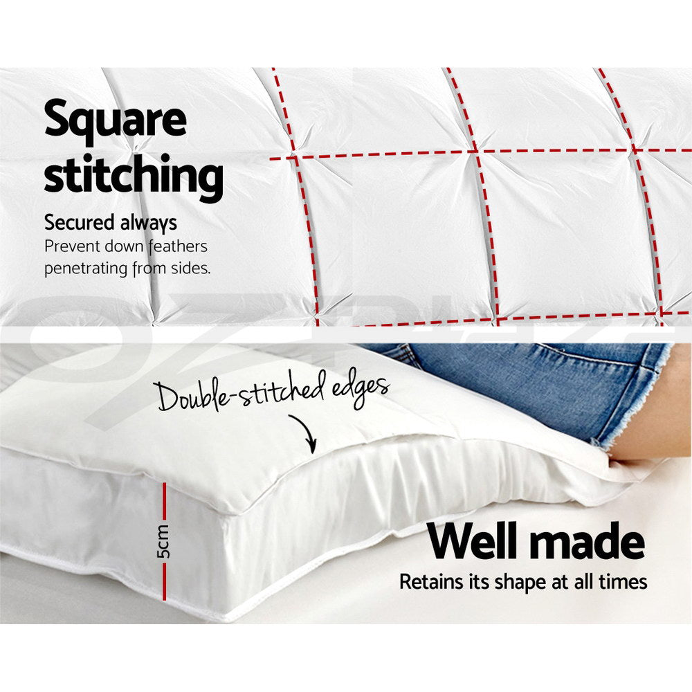 Giselle Bedding 5cm Bamboo Pillowtop Mattress Topper 1000GSM Mattress Pad for Back Pain Relief Washable Breathable Protector with 45cm Deep Pocket King