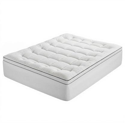 Giselle Bedding Queen Mattress Topper 5cm Coral Fleece