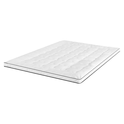 Giselle Bedding Pillowtop Mattress Topper 5cm Thick Mattress Pad for Back Pain Relief & Old Beds Machine Washable 500GSM Breathable Protector King