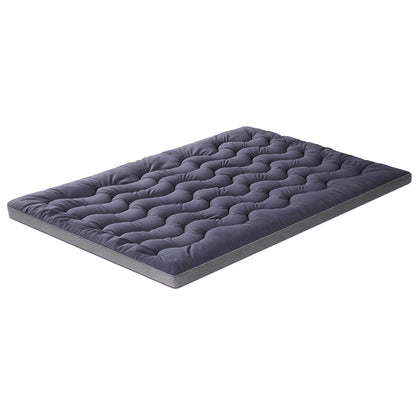Giselle Bedding 5cm Pillowtop Topper Bamboo Polyester Blend Fibre Pad for Back Pain Relief Washable Overfilled Bed Protector 500GSM Queen