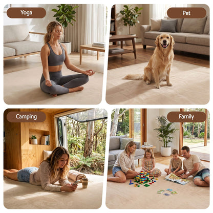 Artiss Tatami Mat Floor Mattress 3cm Thick Futon Mattresses Mellow Mat Rugs Living Room Beige