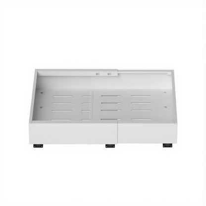 Artiss 2 Pack Pull Out Drawers for Cabinets Expandable Cabinet Organizer White