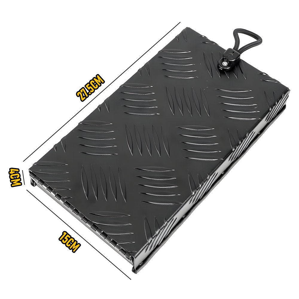 RV Truma Cowl Cover Black Checker Aluminum Universal Flue Vent Truma Hotwater AU