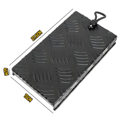 RV Truma Cowl Cover Black Checker Aluminum Universal Flue Vent Truma Hotwater AU