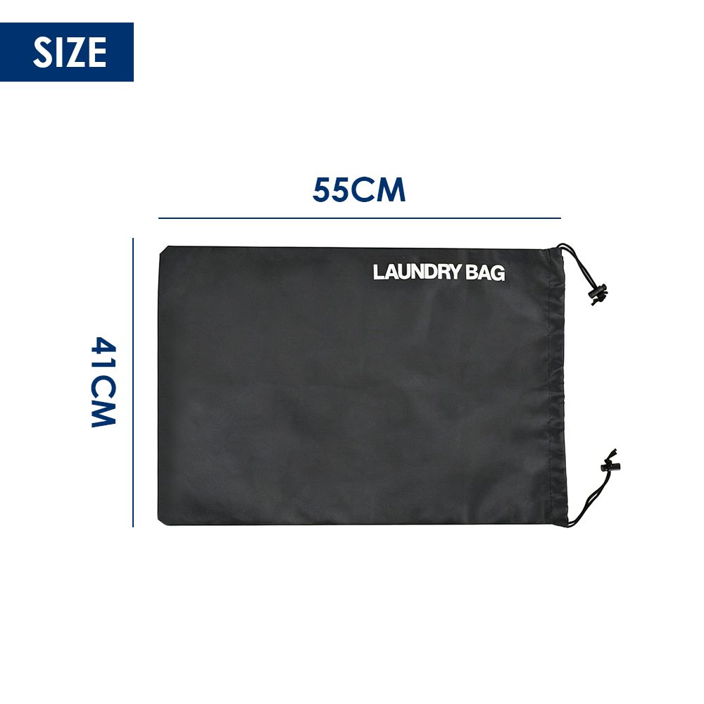 Water Resistant Drawstring Laundry & Storage Bag, Reusable Clothes Bag for Travel, Gym, Sports & Everyday Use
