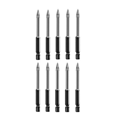 10X 6mm Hex Shank Tile Drill Bit for Porcelain Marble & Glass