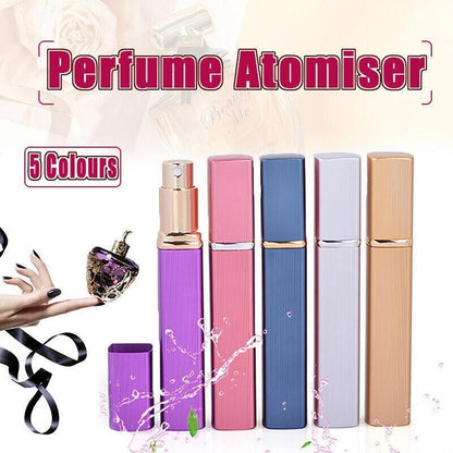12Ml Portable Mini Perfume Atomiser Bottle Perfume Atomiser Spray Pump - Silver