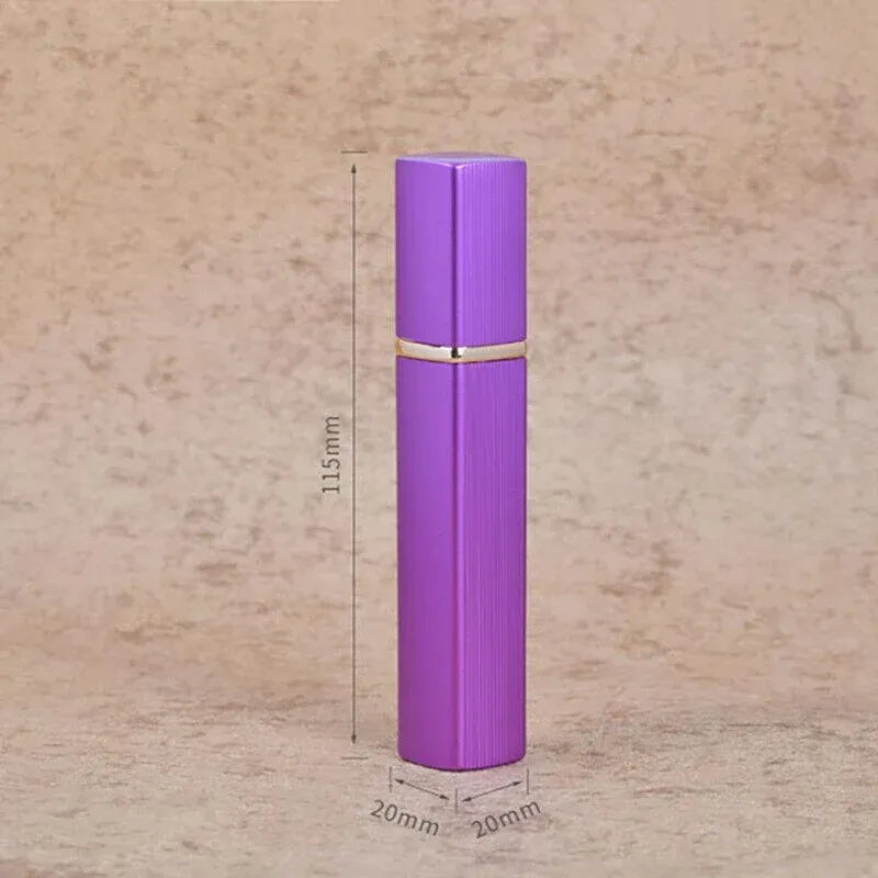 12Ml Portable Mini Perfume Atomiser Bottle Perfume Atomiser Spray Pump - Silver