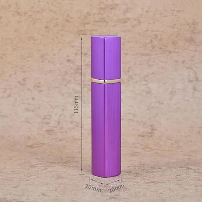 12Ml Portable Mini Perfume Atomiser Bottle Perfume Atomiser Spray Pump - Silver