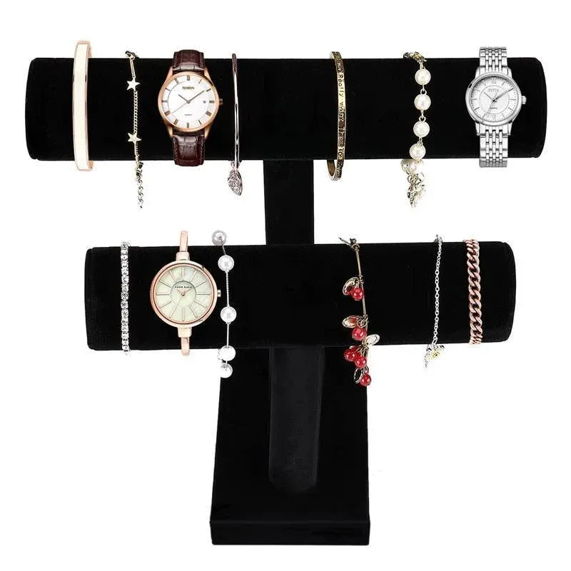 2-Tier Jewelry Stand Bracelet Holder Necklace Display Organizer Rack