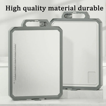 Stainless Steel Double Sided Cutting Board Thawing Board Household Kitchen Tool