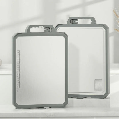 Stainless Steel Double Sided Cutting Board Thawing Board Household Kitchen Tool
