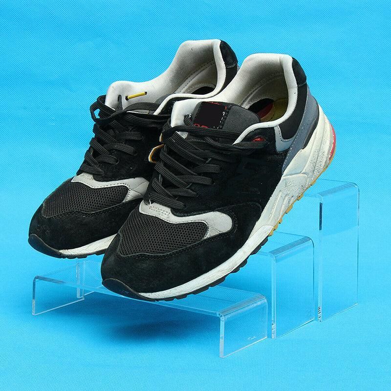 3Pcs Transparent Organiser for Shoes or Cosmetics Clear Acrylic Display Stand Set