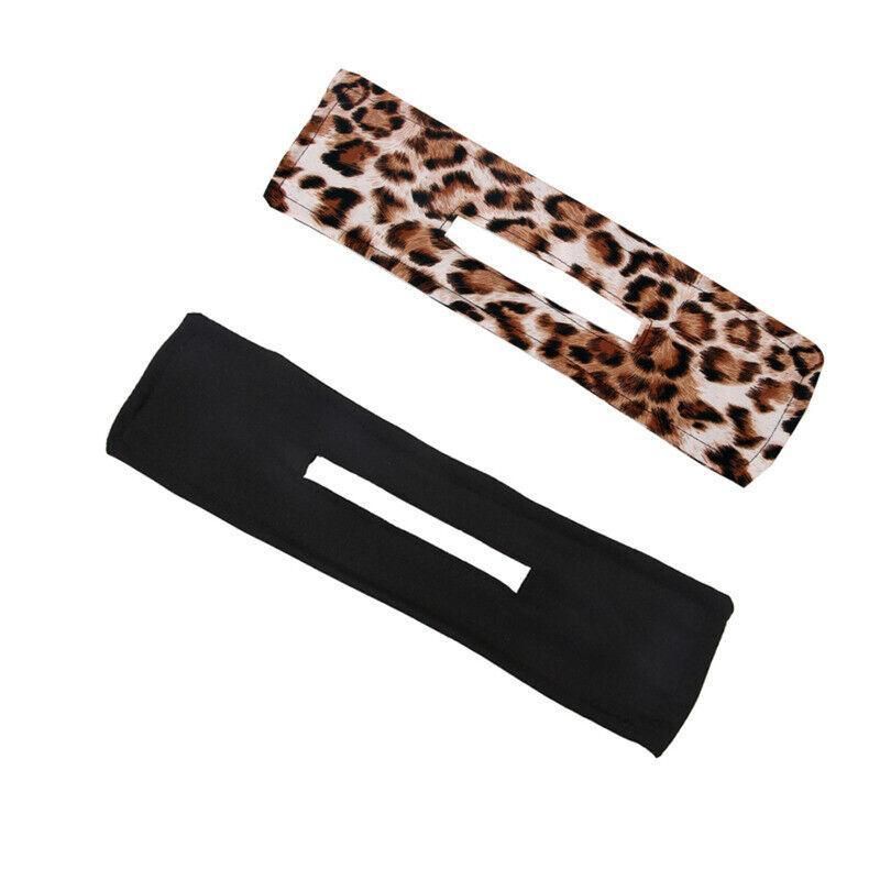 New Deft Bun Knotted Wire Hair Band Print Headband Twist Maker Hair Accessories - White 04