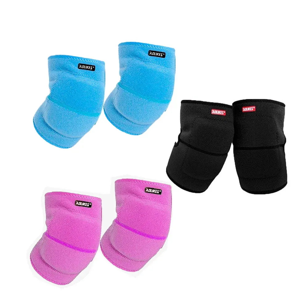 AOLIKES S Size Knee Pad Crash Proof Anti-Slip for Young Users Sports Protection - Black