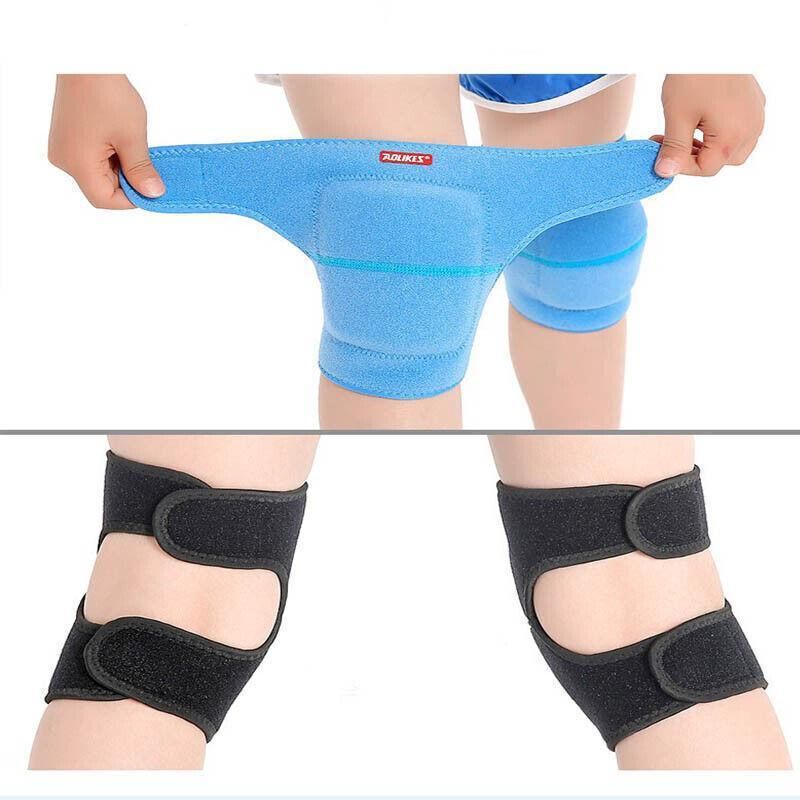 AOLIKES S Size Knee Pad Crash Proof Anti-Slip for Young Users Sports Protection - Black