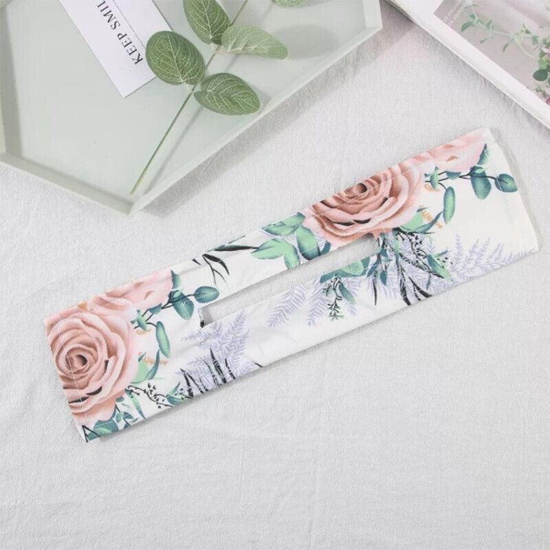 New Deft Bun Knotted Wire Hair Band Print Headband Twist Maker Hair Accessories - Coffee 08
