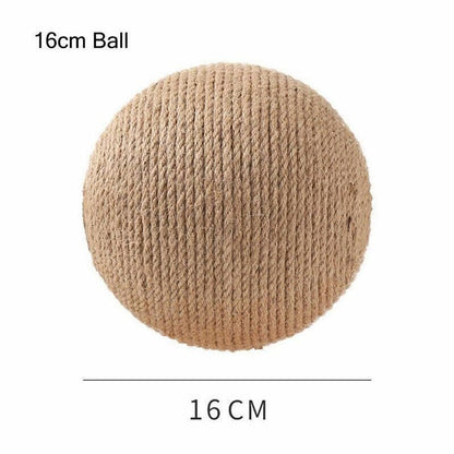 Cat Scratching Ball Cat Scratcher Toy Cats Scratcher Post Natural Sisal - Small (L-Type)