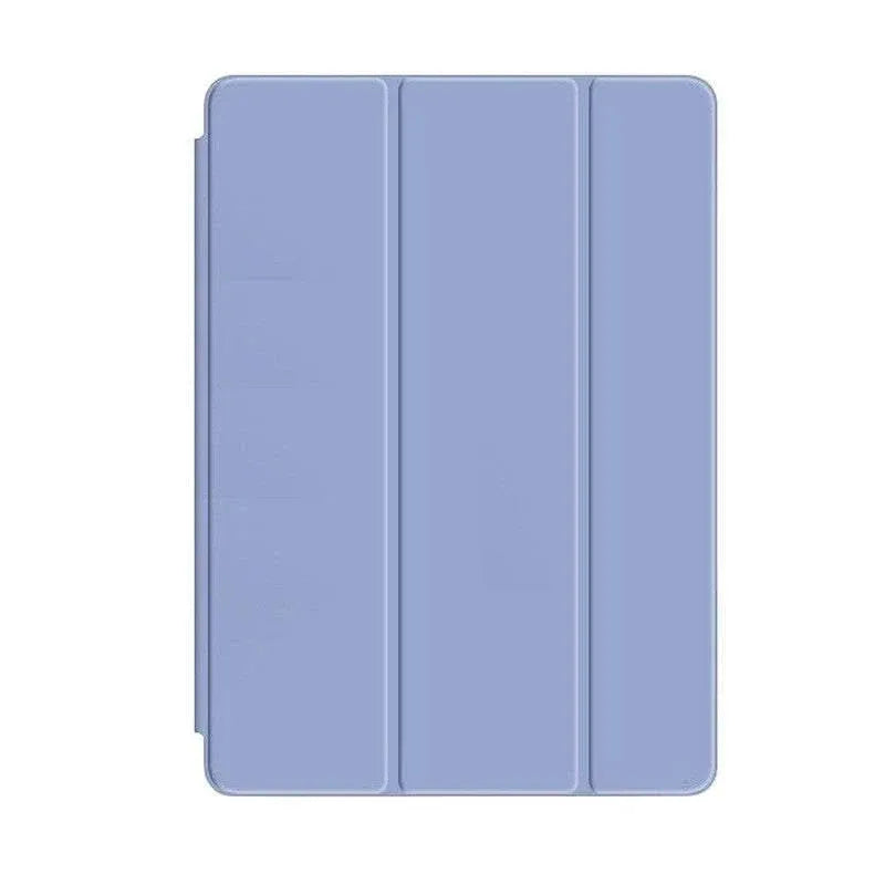 Shockproof Silicone iPad 2017 Case with Pencil Slot and Smart Cover – 6 Colour Options - Lavender Grey