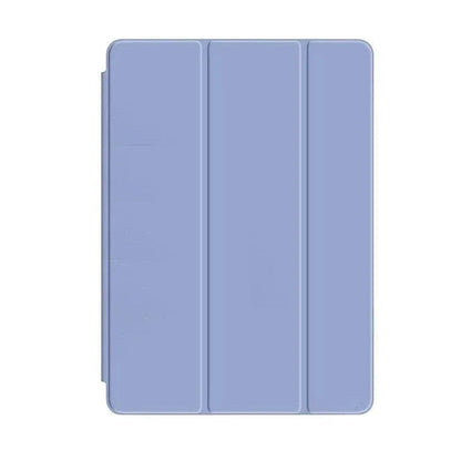 Shockproof Silicone iPad 2017 Case with Pencil Slot and Smart Cover – 6 Colour Options - Lavender Grey