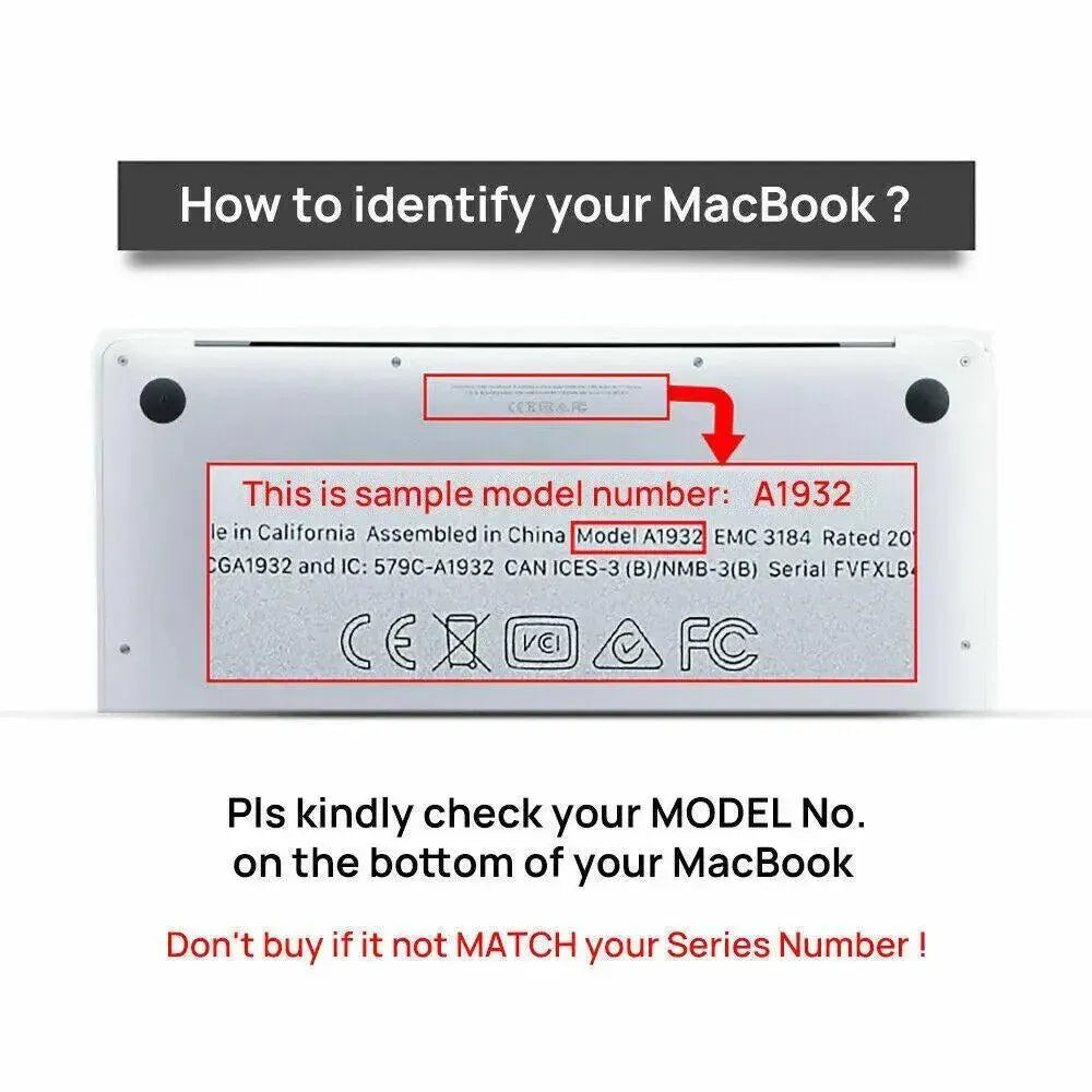 Frosted Transparent Case with Keyboard Cover for MacBook 13 to 16 Inch - Mackbook 13.3Pro (A2251/A2289)