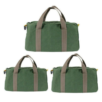 S/M/L Waterproof Tool Bag Portable Storage Toolkit Hand Heavy Case Canvas Duty - S(30*12*18CM)