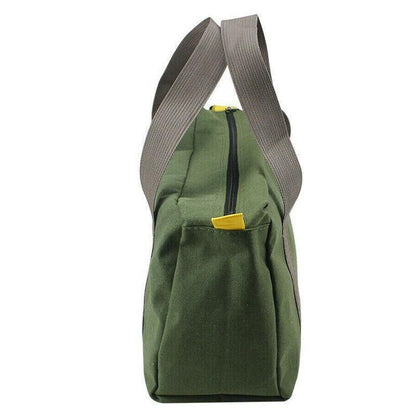 S/M/L Waterproof Tool Bag Portable Storage Toolkit Hand Heavy Case Canvas Duty - S(30*12*18CM)