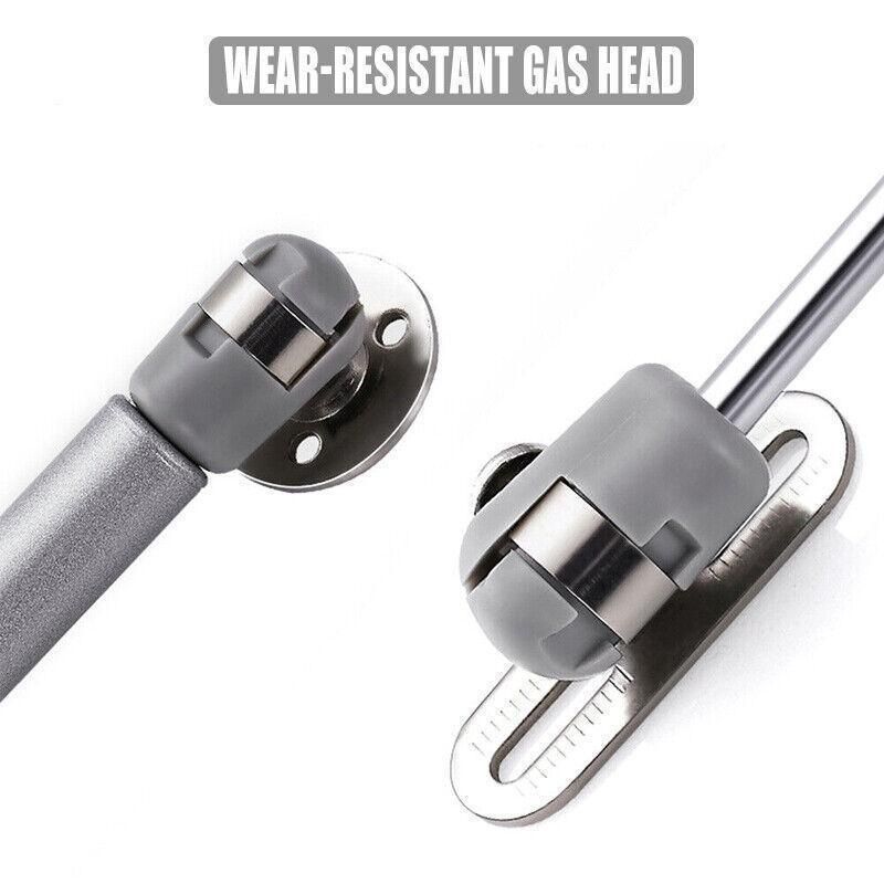 4PCS 80N Gas Strut Kitchen Cabinet Cupboard Door Hinges Stays - Black