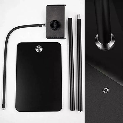 Adjustable Floor/Desk Stand Bed Lazy Mount Holder Arm Bracket For Phone Tablet - Floor Stand (135cm&Black)