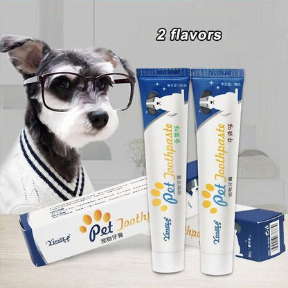 Vanilla-Flavored Edible Toothpaste for Dogs - Oral Care & Fresh Breath