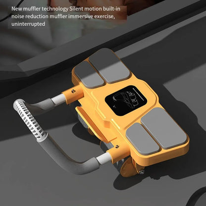 Four Wheel Abdominal Roller Automatic Rebound Ab Machine Home Fitness Equipment - Orange