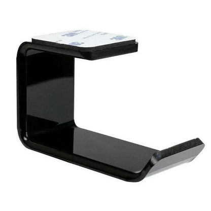 Mount Holder Hook Dual Headset Tape New Clever Headphone Stand Hanger Under Desk