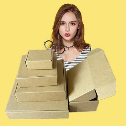Brown Mailing Box Carton A4 A5 Small Medium Large Cardboard Mailer - 15x10x8CM