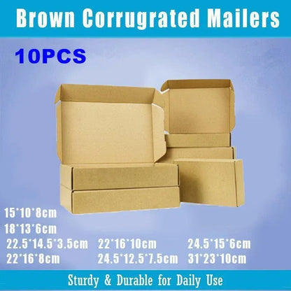 Brown Mailing Box Carton A4 A5 Small Medium Large Cardboard Mailer - 31x23x10CM