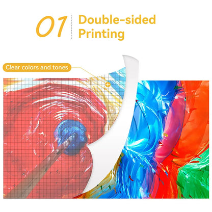 500Sheets A4 Laser Print Paper Premium High Quality For Clear Printing Use - 128GSM